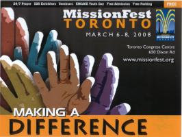 MissionFest Toronto 2008 Poster